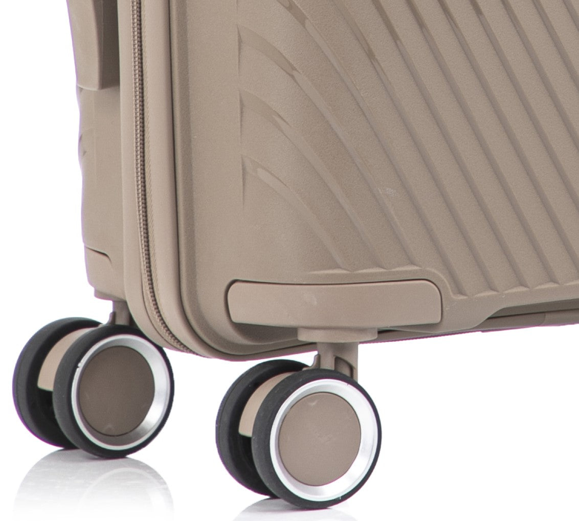 Voyager Polypropyleen Koffer Mocha Brown