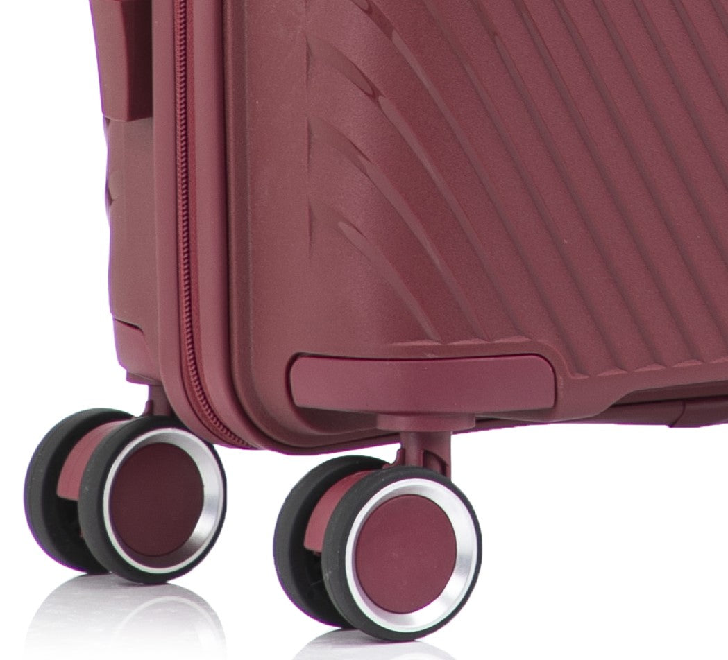 Voyager Polypropyleen Koffer Wine Red